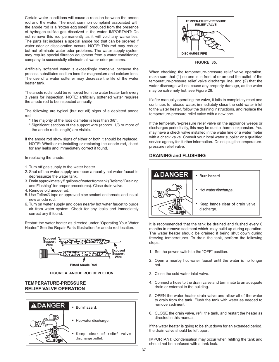 John Wood Envirosense Power Direct Vent (prior to May 2010) User Manual | Page 37 / 42