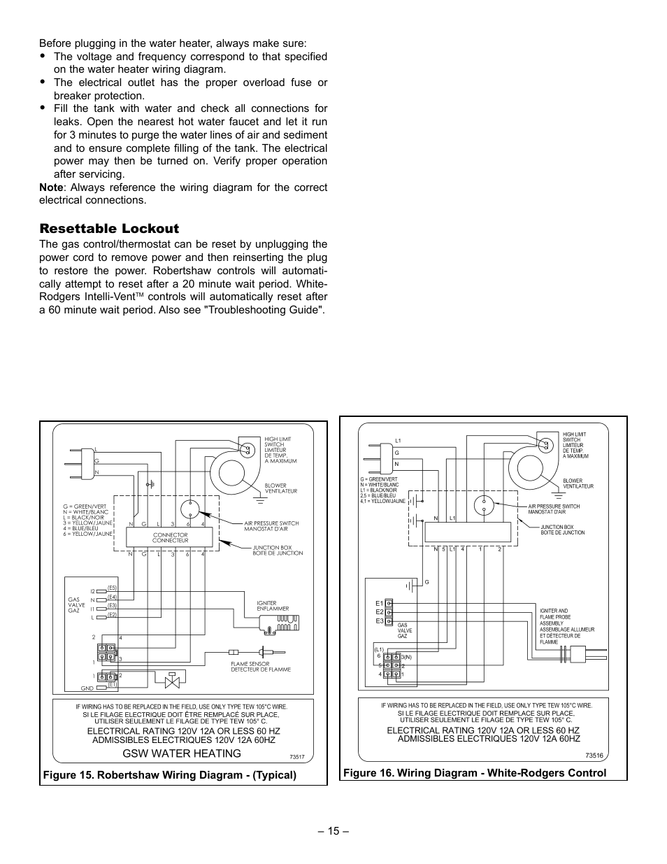 John Wood Power Direct Vent (ENERGY STAR) User Manual | Page 15 / 34