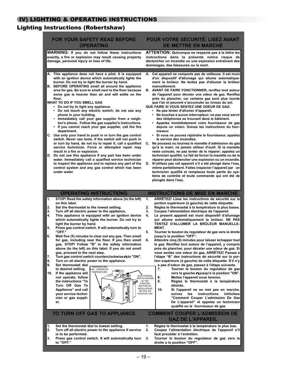 John Wood Power Direct Vent (ENERGY STAR) User Manual | Page 19 / 34