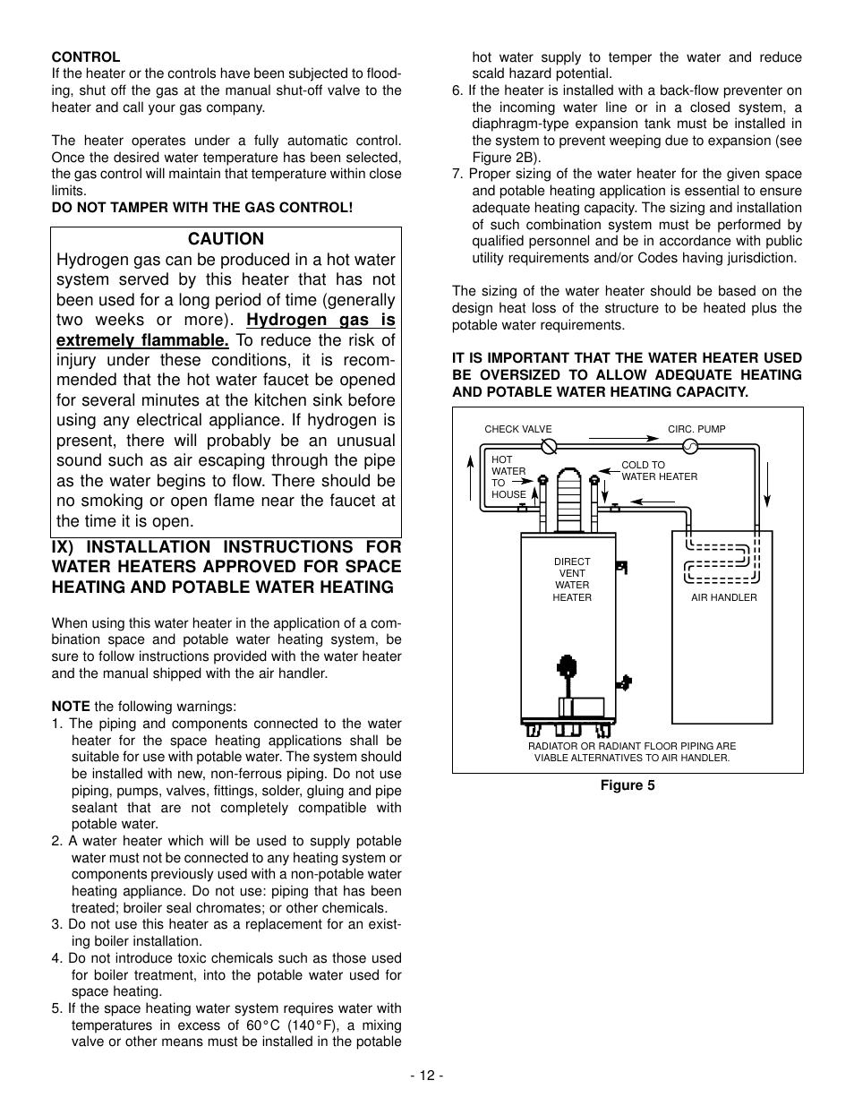 John Wood Direct Vent Models No Longer in Production User Manual | Page 12 / 13