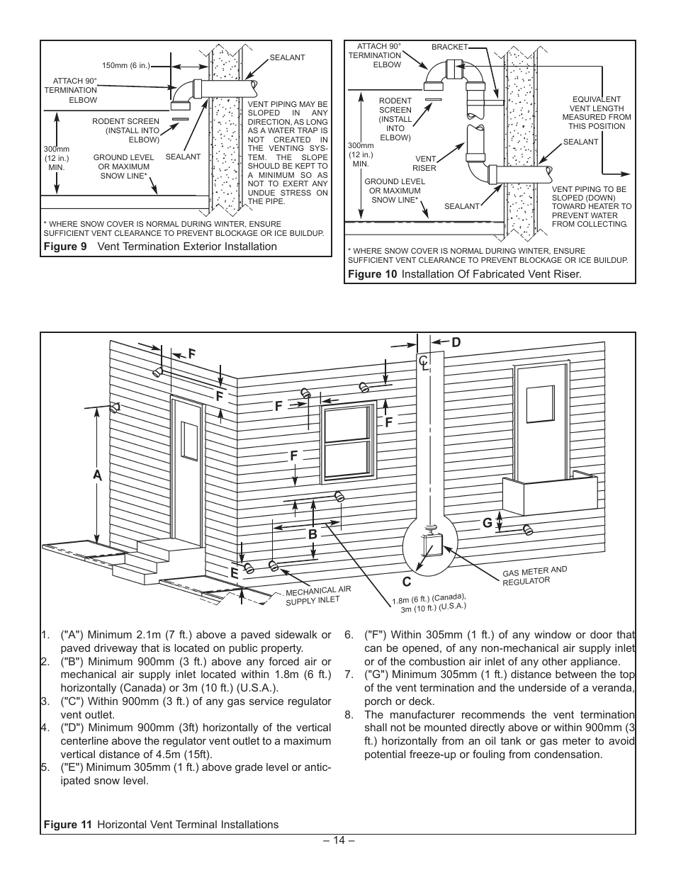 Dcl c f f | John Wood Superflue Power Vent (75 Gallon) User Manual | Page 14 / 38