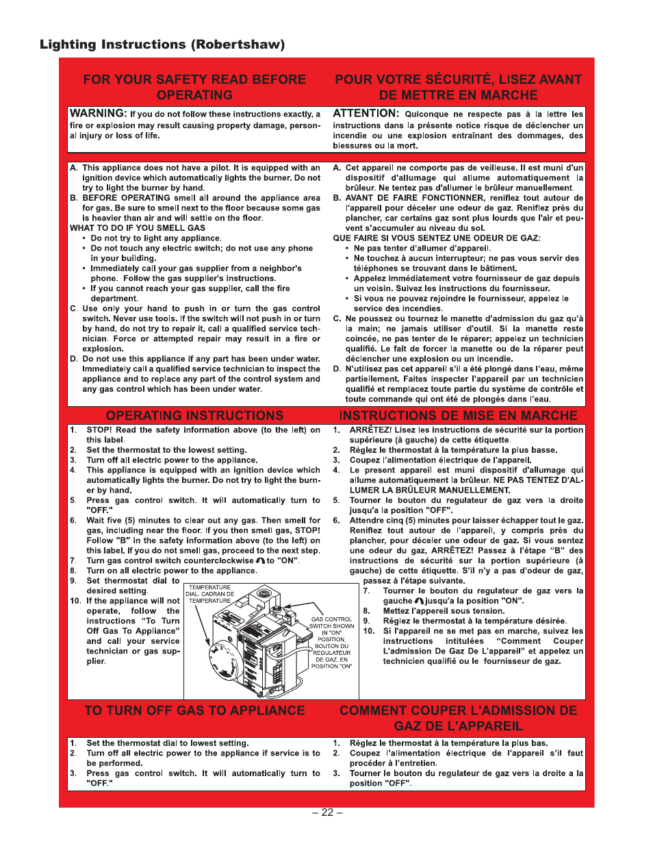 John Wood Superflue Power Vent (75 Gallon) User Manual | Page 22 / 38