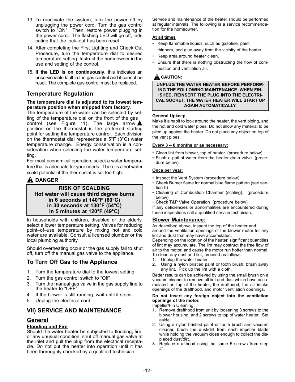 John Wood Superflue Power Vent (before FVIR technology) User Manual | Page 14 / 21