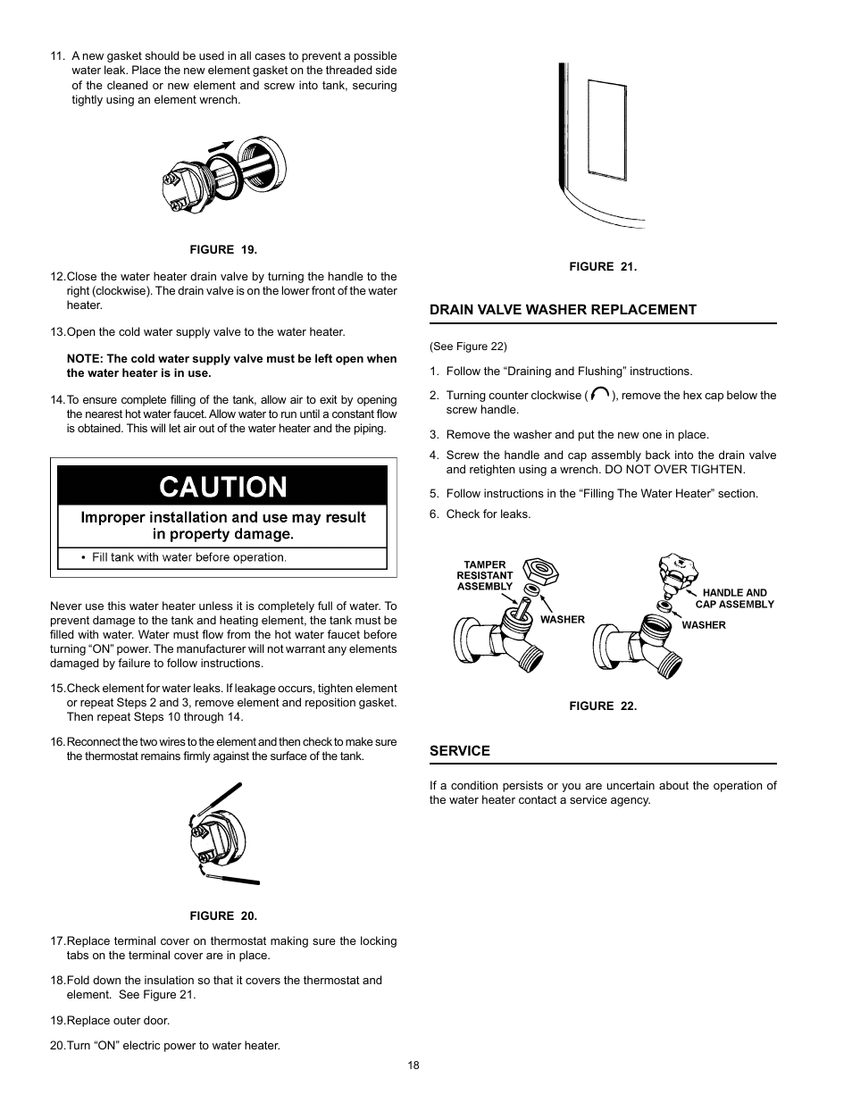 John Wood Electric Water Heaters - NEW User Manual | Page 18 / 28