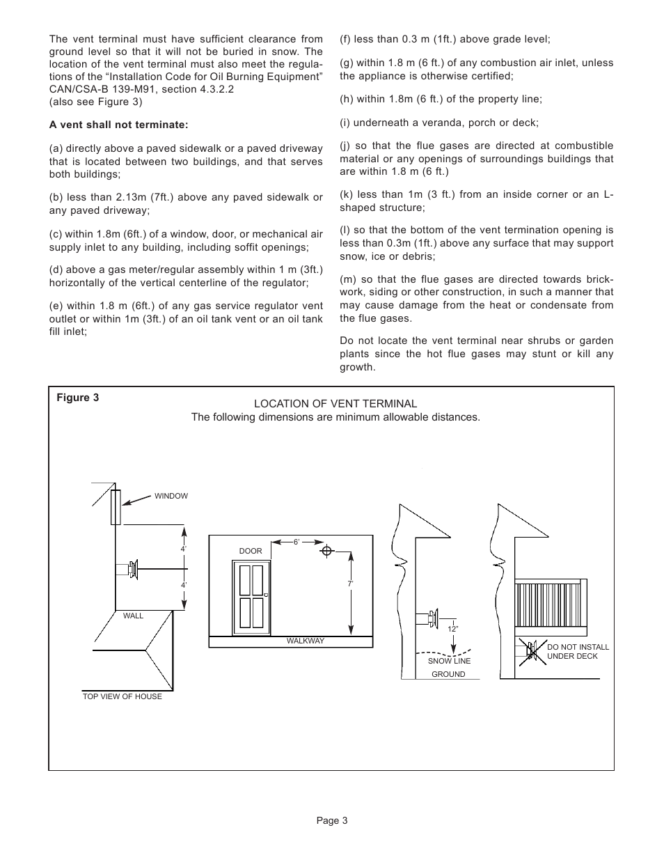 John Wood Oil-Fired Direct Vent User Manual | Page 4 / 9