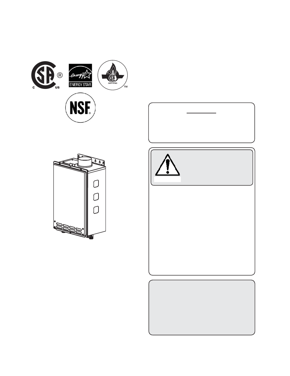 John Wood Takagi - 110-310-510 User Manual | 44 pages