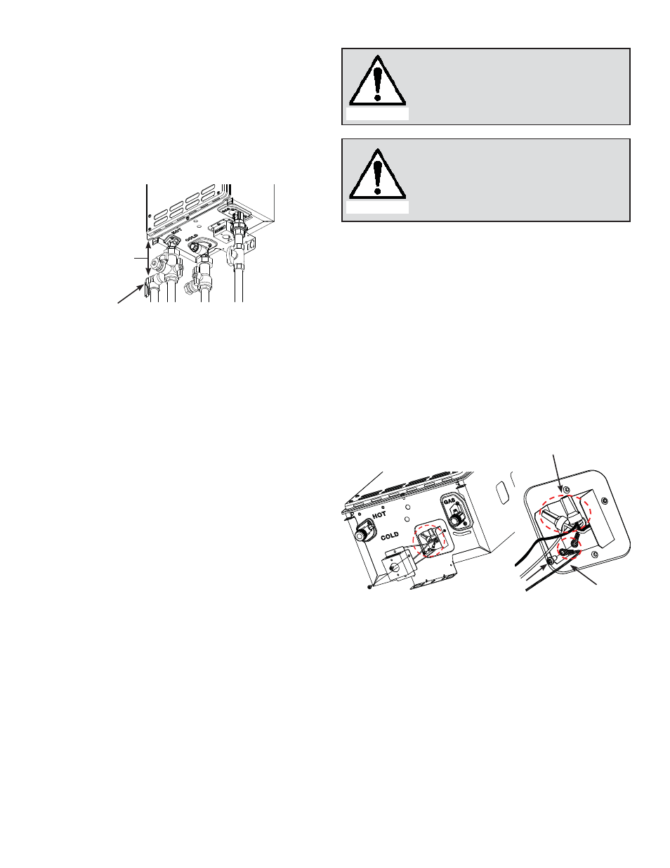 Electrical connections | John Wood Takagi - 110-310-510 User Manual | Page 16 / 44