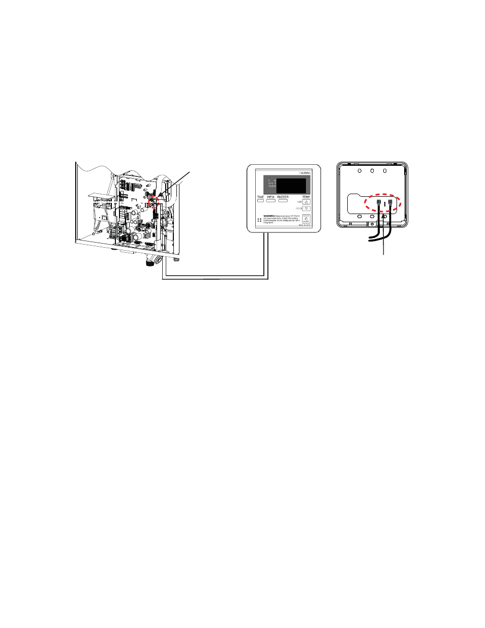 Remote controller connection | John Wood Takagi - 320H-520H User Manual | Page 18 / 40