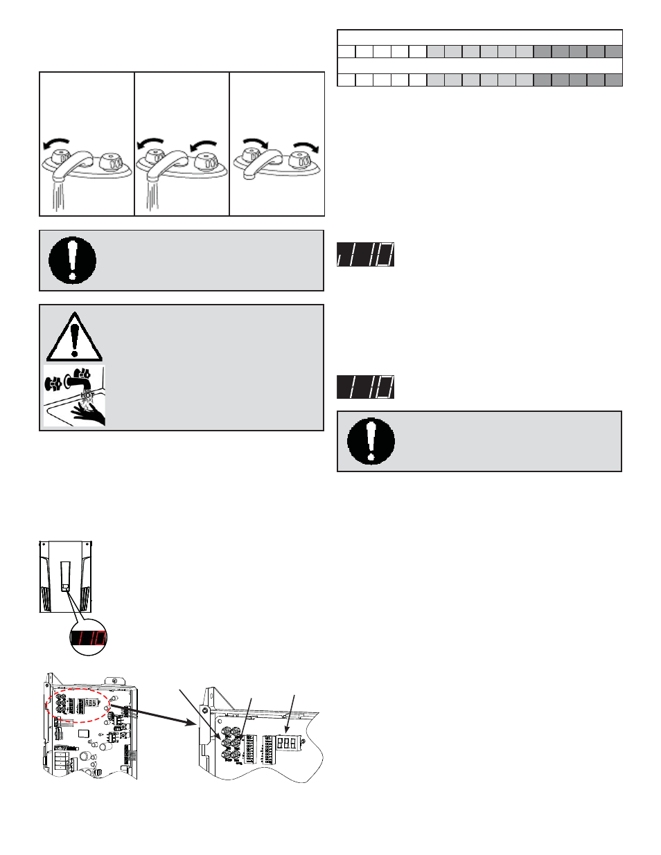 Normal operation general, Temperature settings, Flow | John Wood Takagi - 320H-520H User Manual | Page 28 / 40