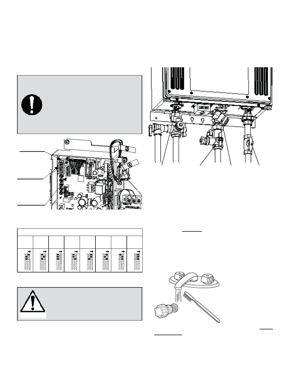 Maintenance and service, Unit draining and filter cleaning | John Wood Takagi - 710 User Manual | Page 22 / 43