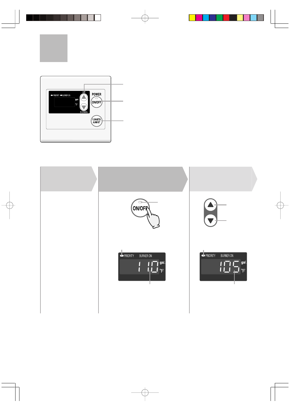 Flow meter alarm | John Wood Noritz N-069M-DV User Manual | Page 14 / 76