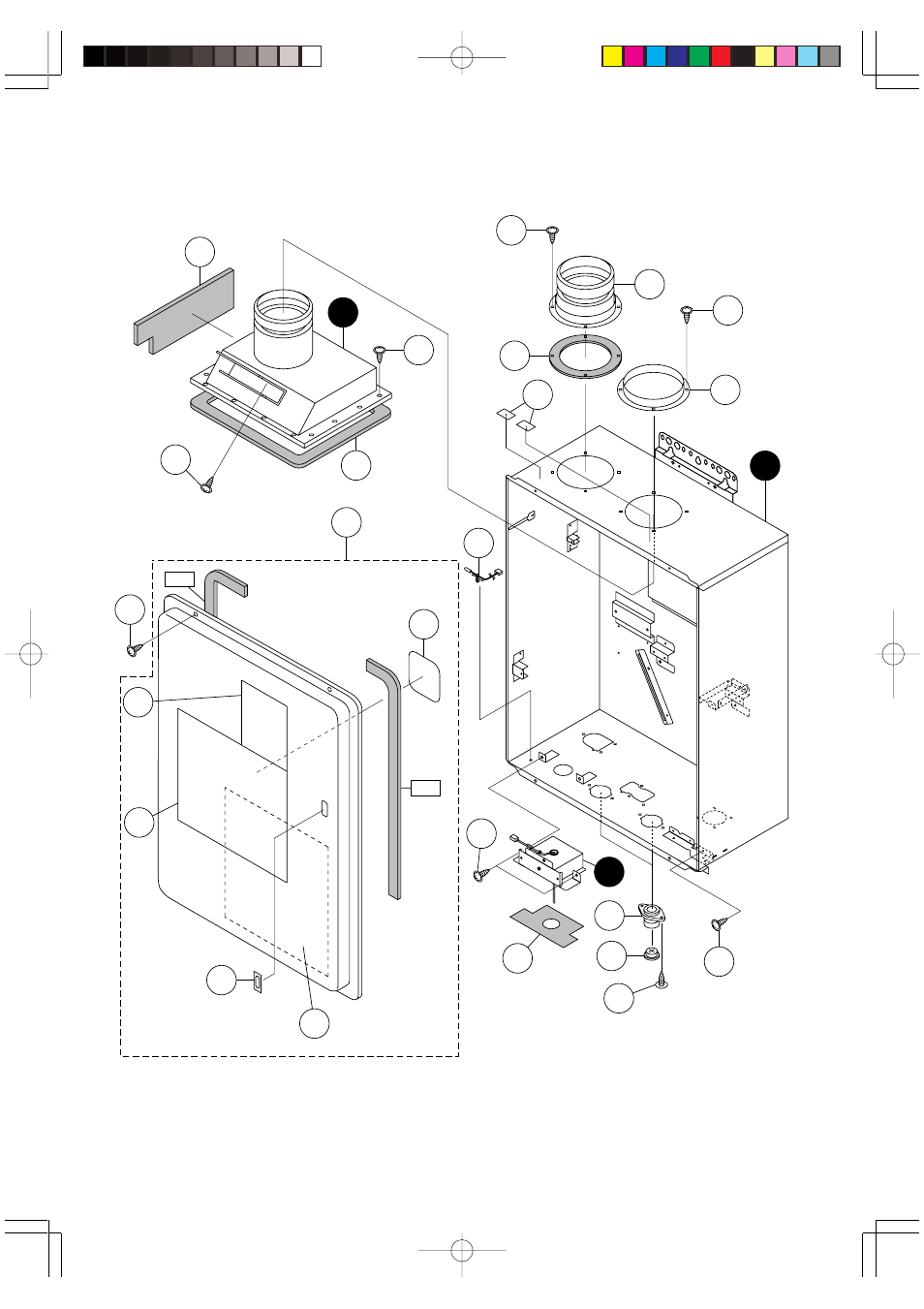 Parts breakdown, External outfitting | John Wood Noritz N-069M-DV User Manual | Page 27 / 76