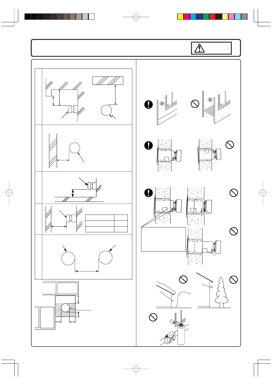 Installation requirements, Caution | John Wood Noritz N-069M-DV User Manual | Page 62 / 76