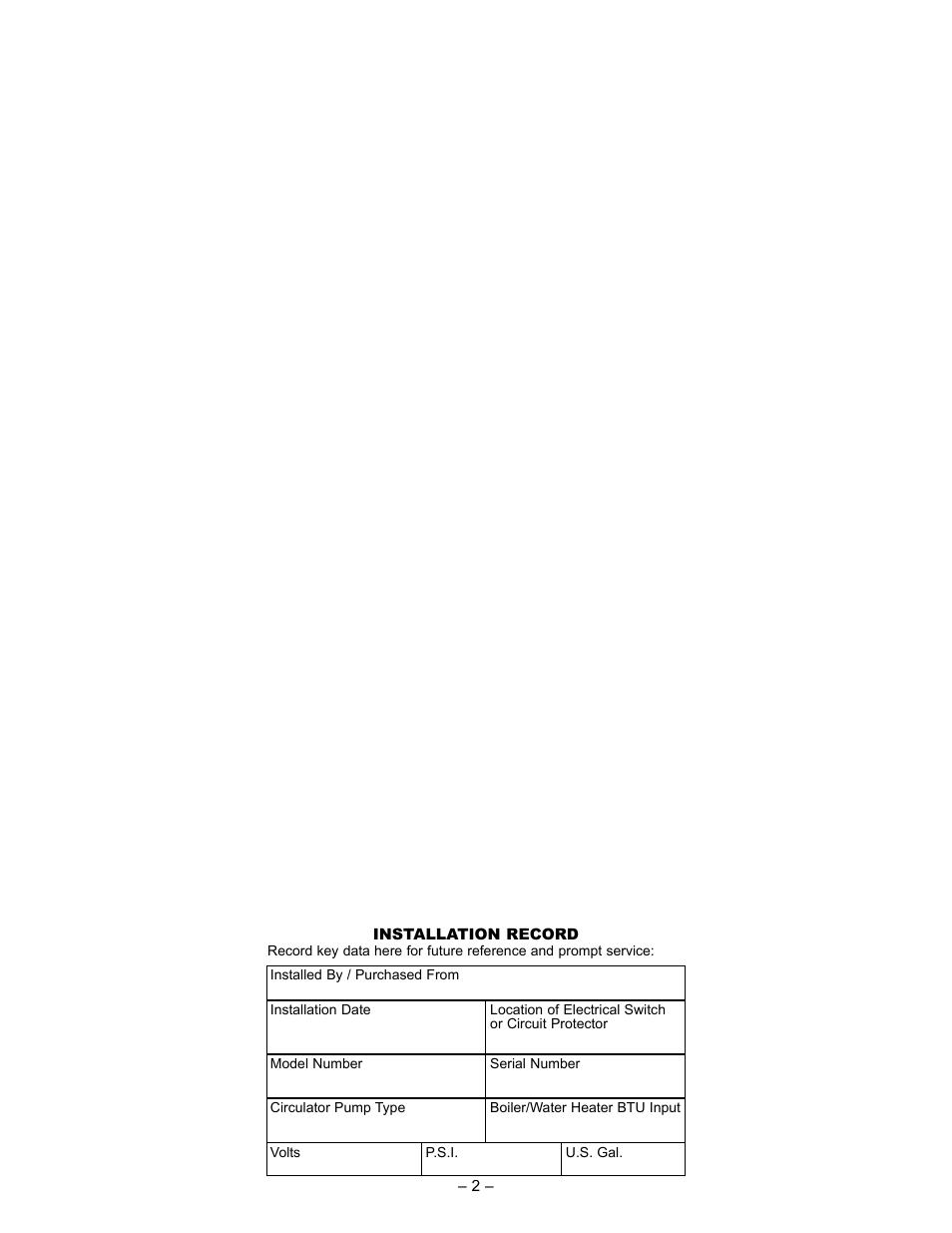 John Wood FlowTHRU Storage Tanks User Manual | Page 2 / 10