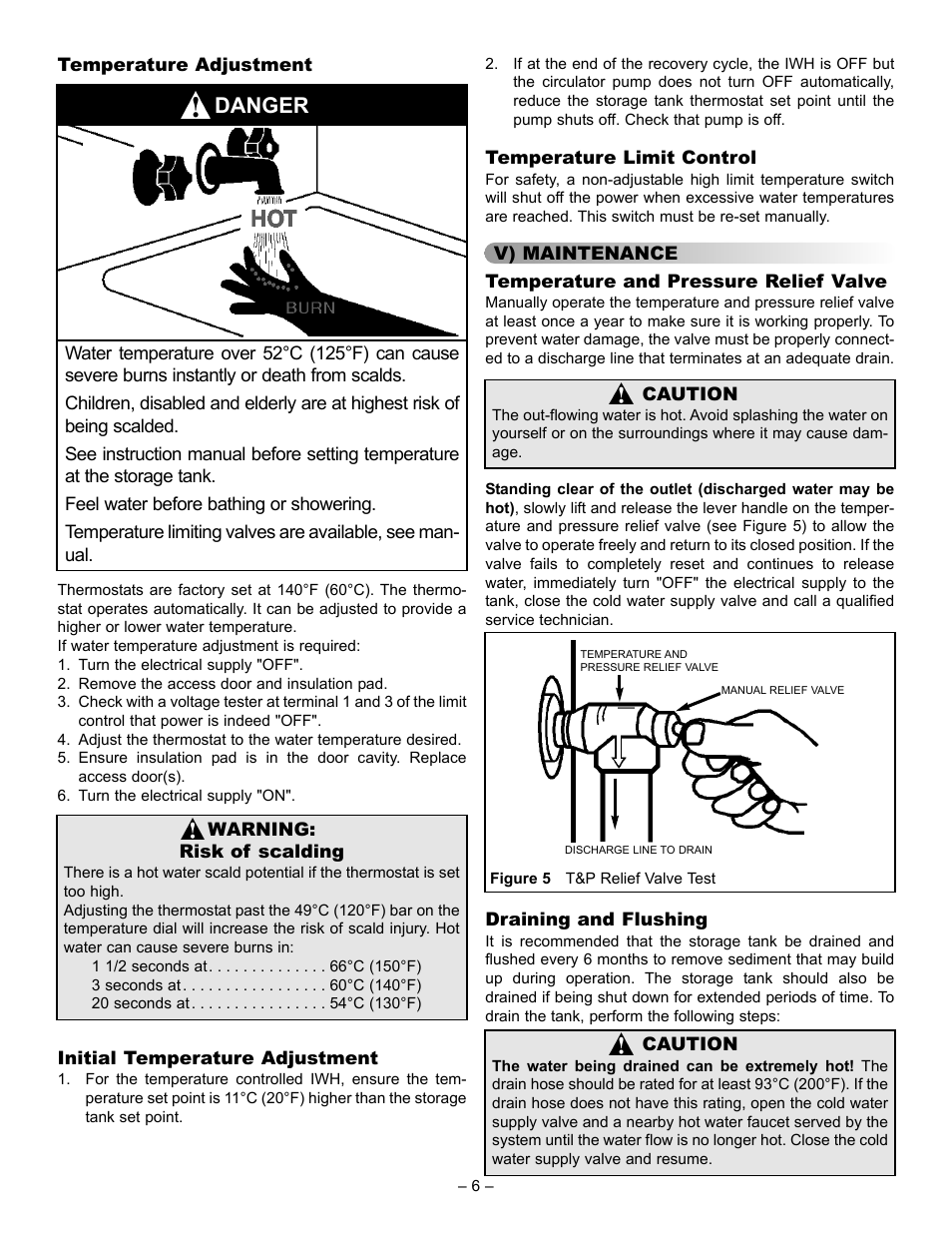 Danger | John Wood FlowTHRU Storage Tanks User Manual | Page 6 / 10