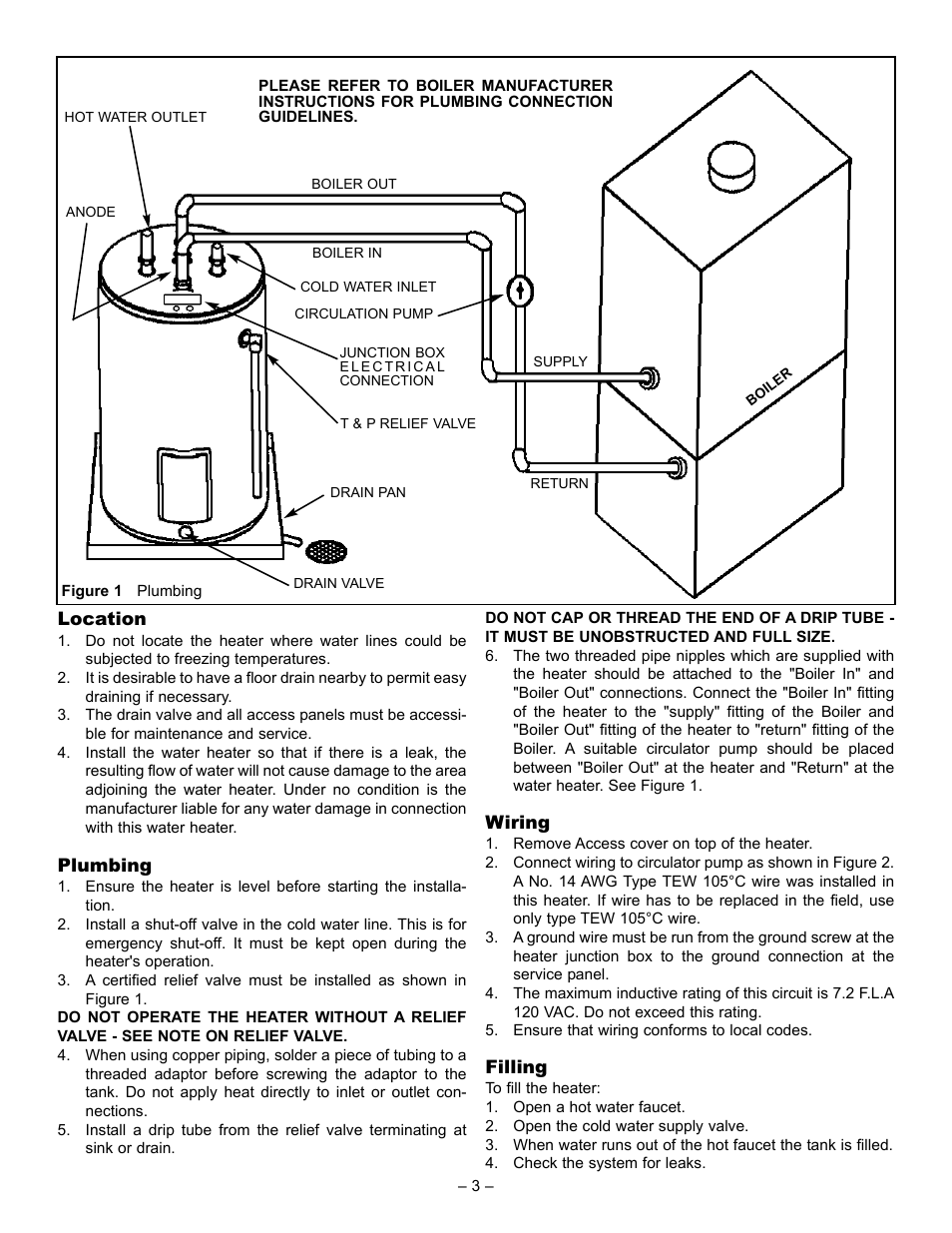 John Wood Indirect Water Heaters User Manual | Page 3 / 8