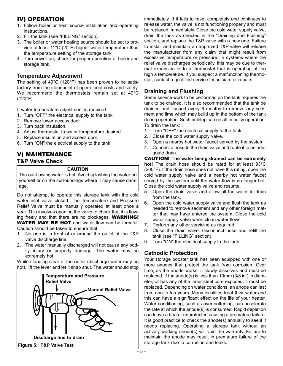 John Wood Storage Booster Tanks User Manual | Page 5 / 8