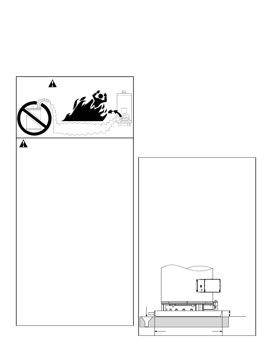 Warning, Clearances and accessibility | John Wood Commercial - AJWS User Manual | Page 4 / 25