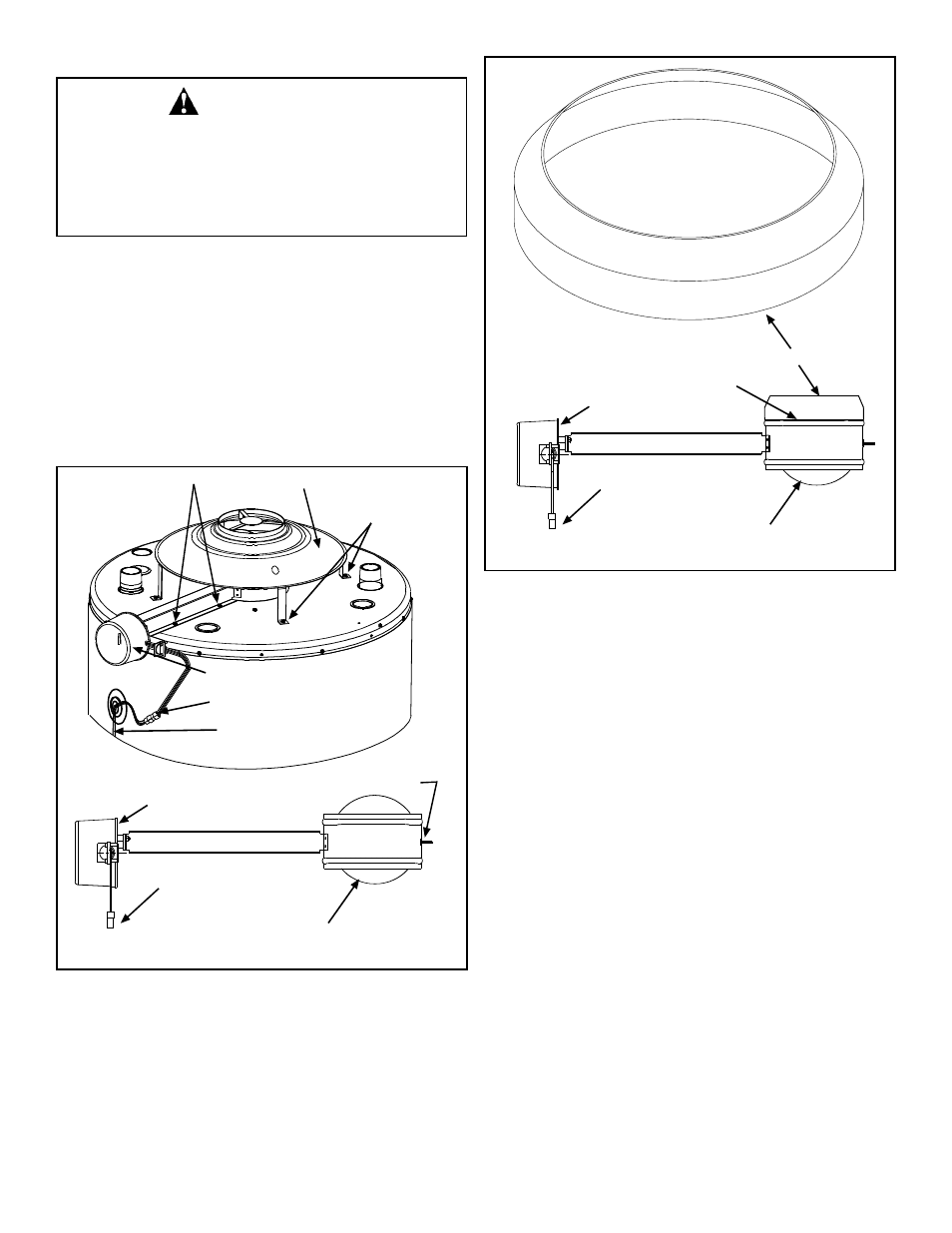 Warning, Drafthood/damper installation, Flue outlet reducer | Water system piping piping installation | John Wood Commercial - AJWS User Manual | Page 8 / 25