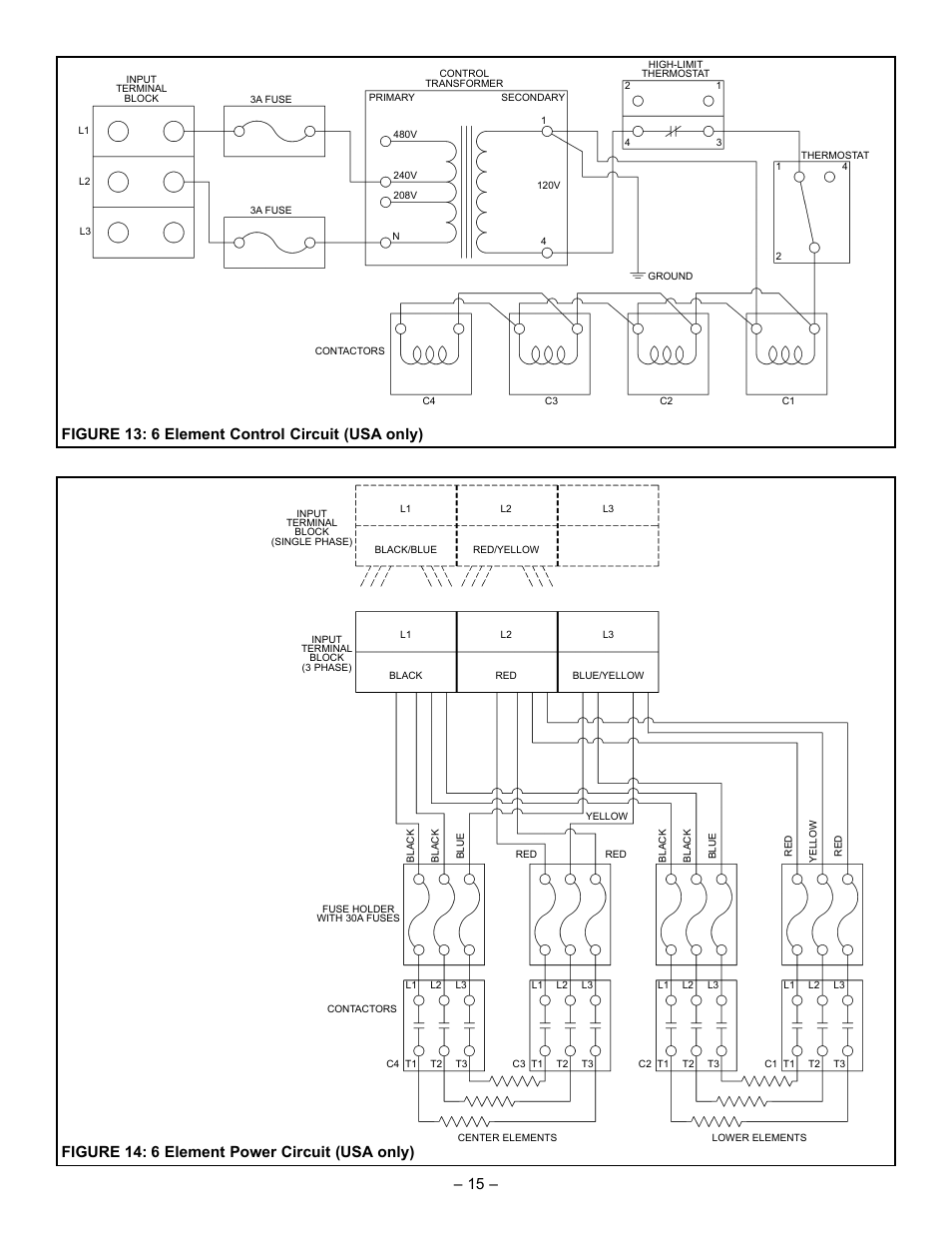 John Wood Commercial Electric Water Heater User Manual | Page 15 / 24