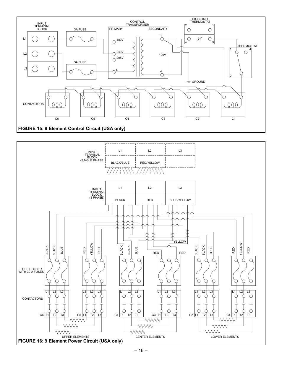 John Wood Commercial Electric Water Heater User Manual | Page 16 / 24