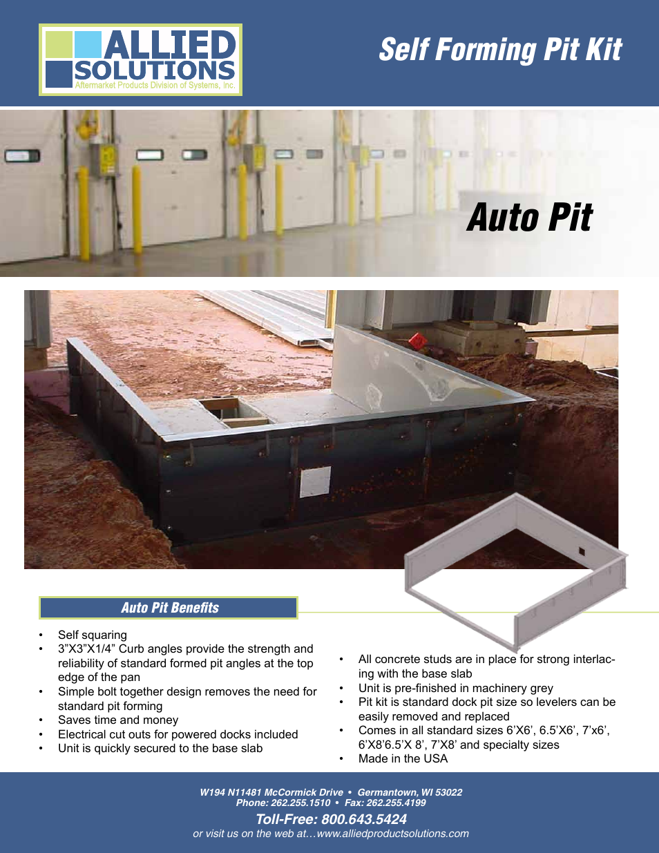 Allied Solutions Auto Pit User Manual | 1 page