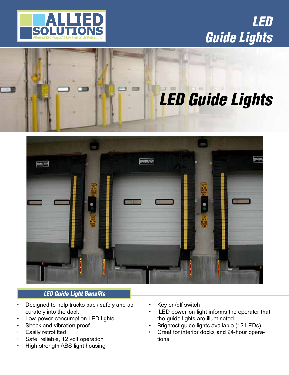 Allied Solutions LED Guide Lights User Manual | 2 pages