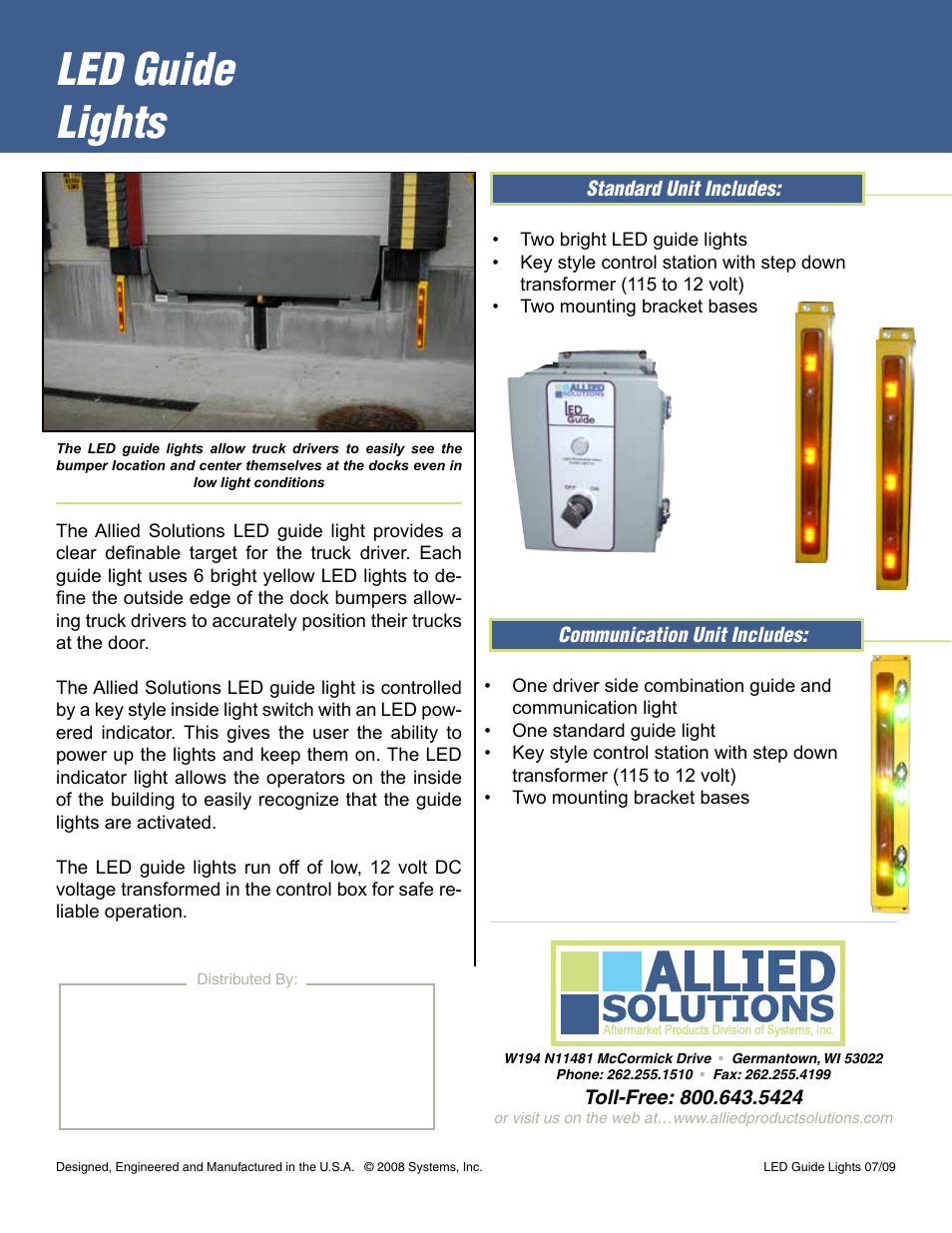 Led guide lights | Allied Solutions LED Guide Lights User Manual | Page 2 / 2