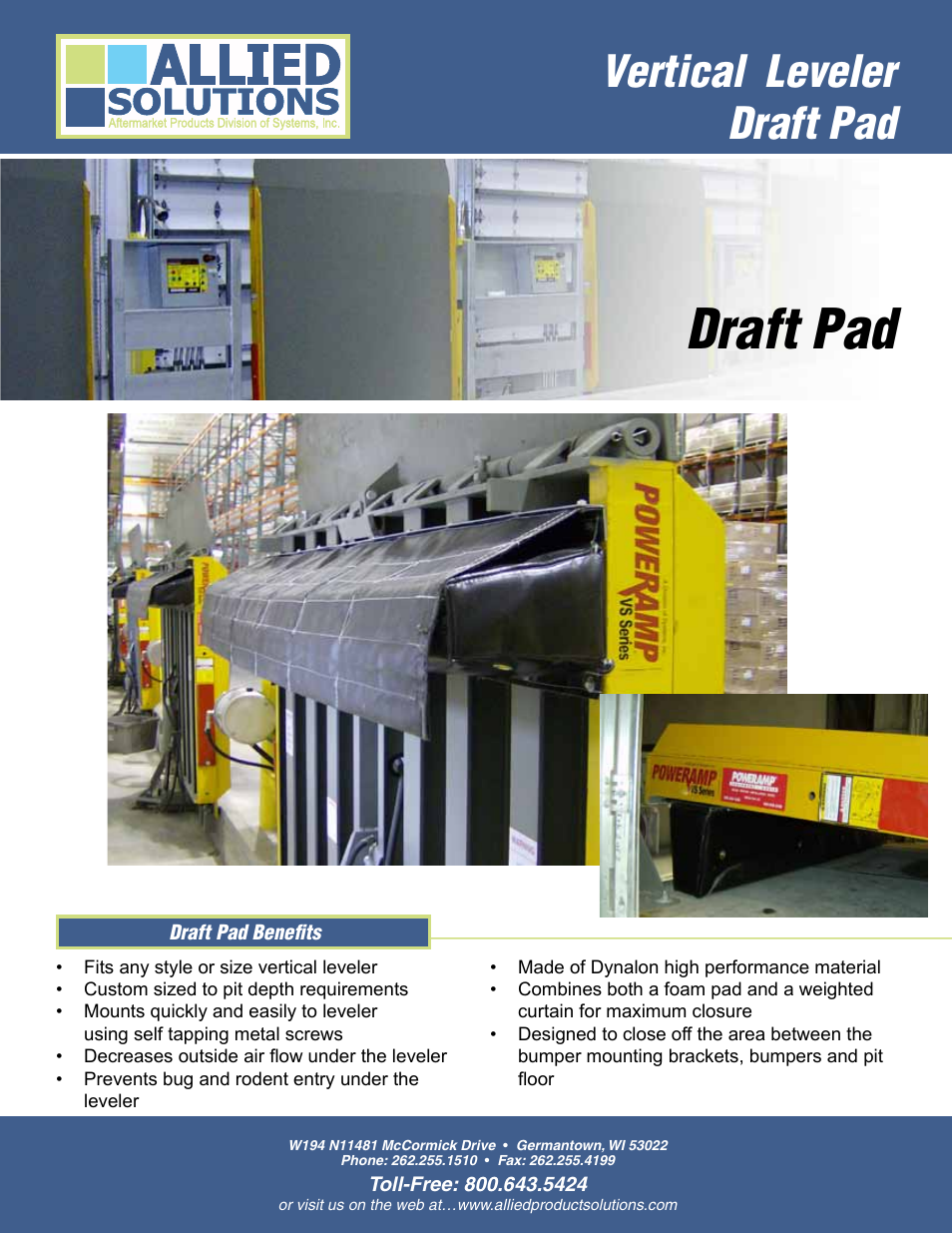 Allied Solutions Draft Pad User Manual | 1 page