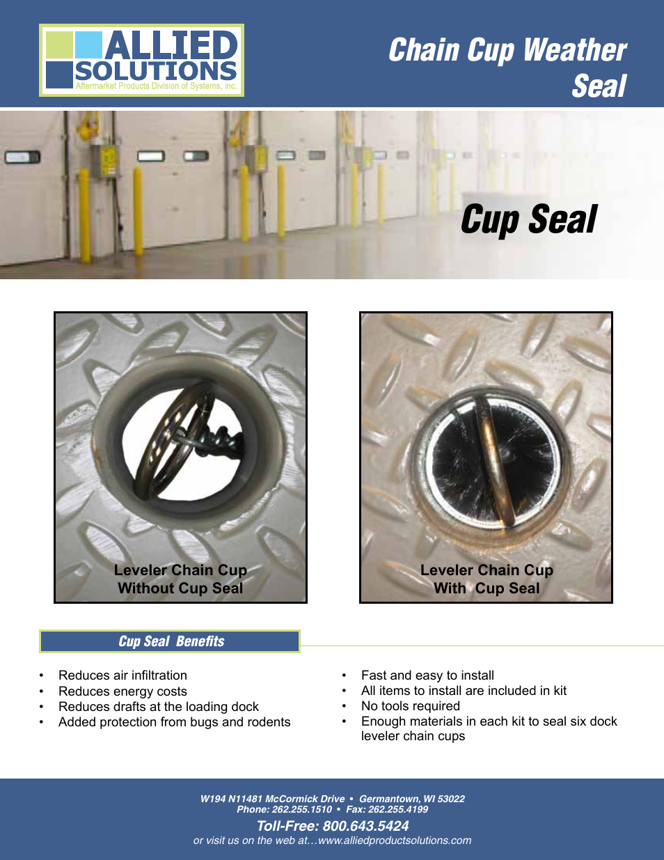 Allied Solutions Cup Seal User Manual | 1 page