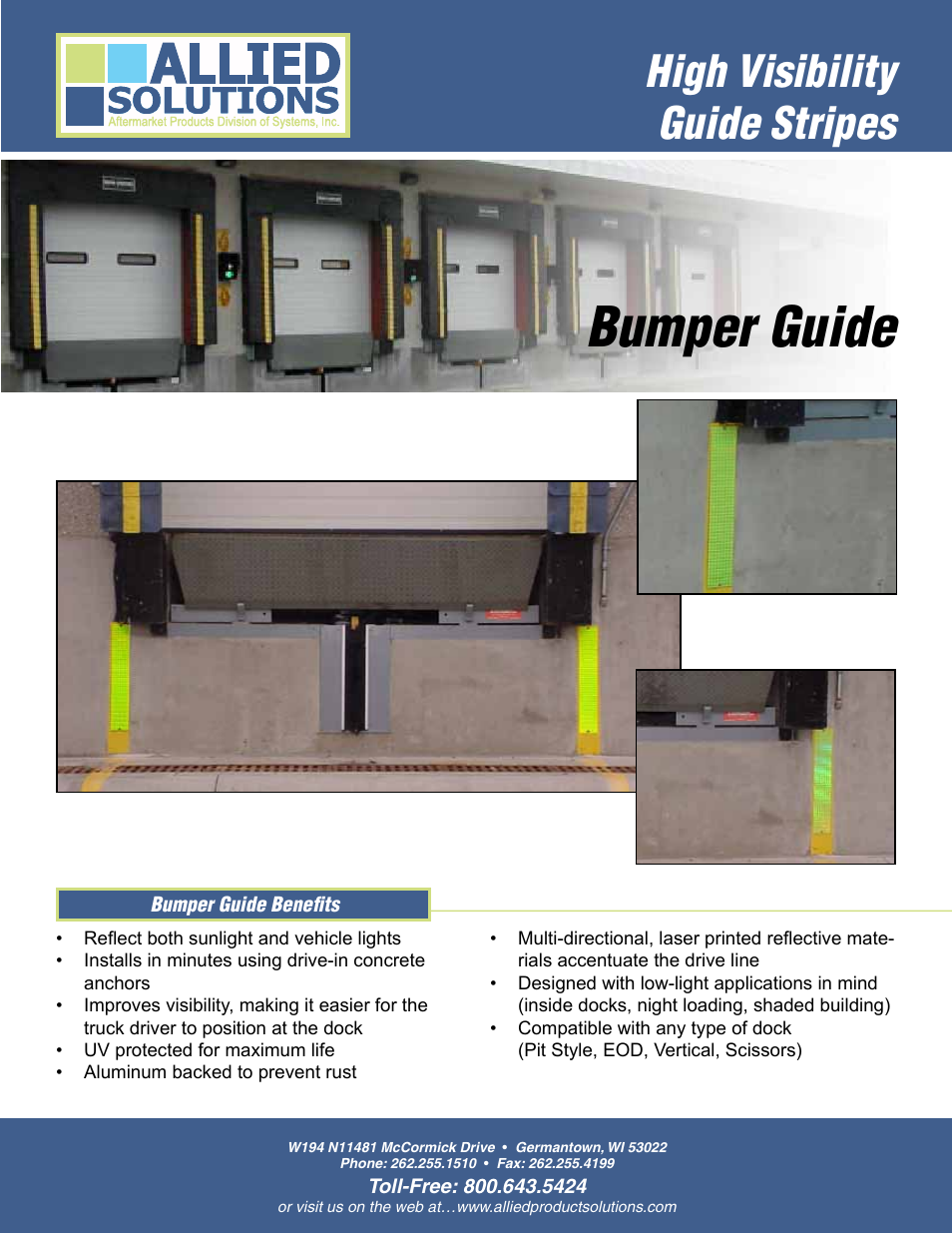 Allied Solutions Bumper Guide User Manual | 1 page