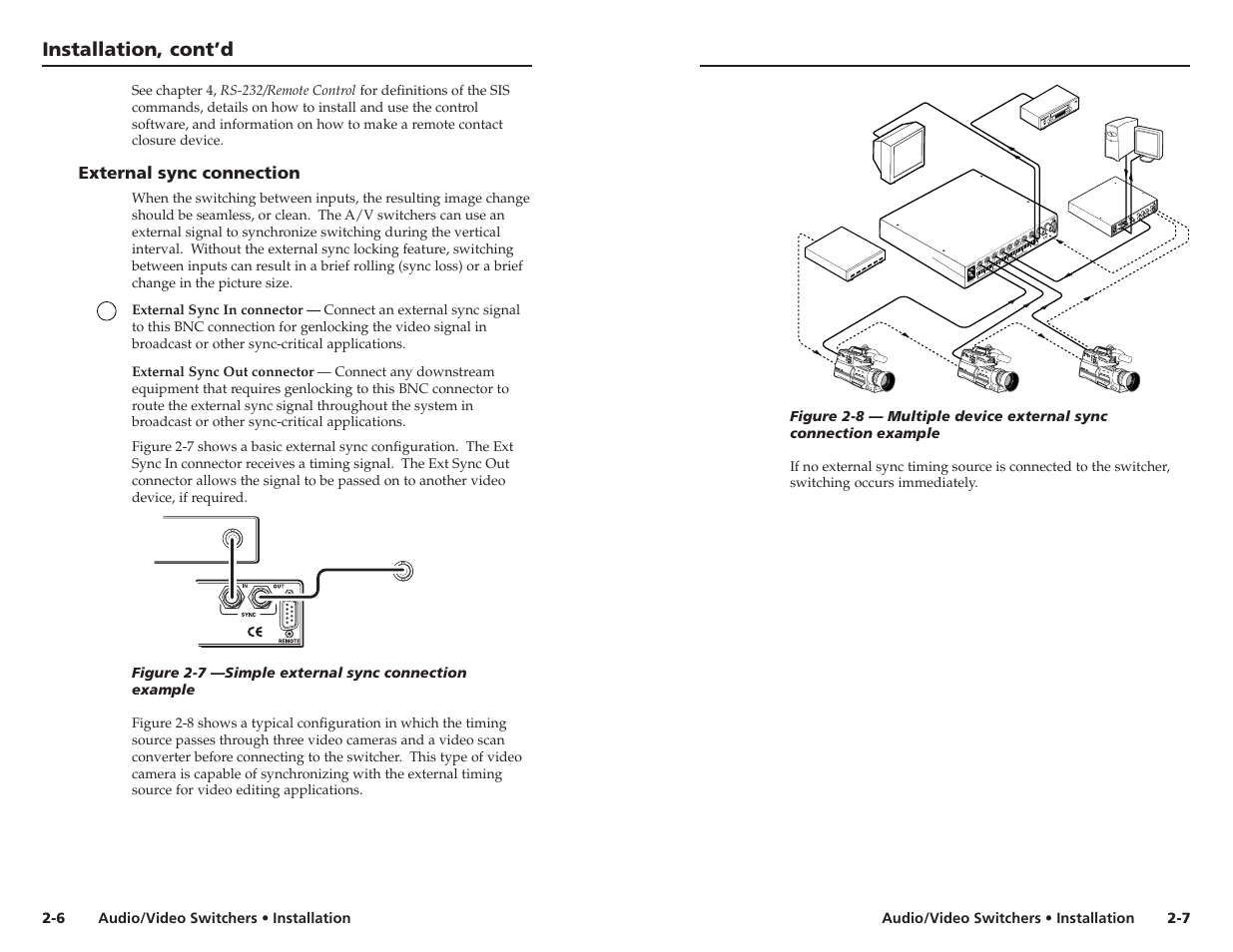 Extron Electronics Audio-Video Switchers User Manual | Page 9 / 21