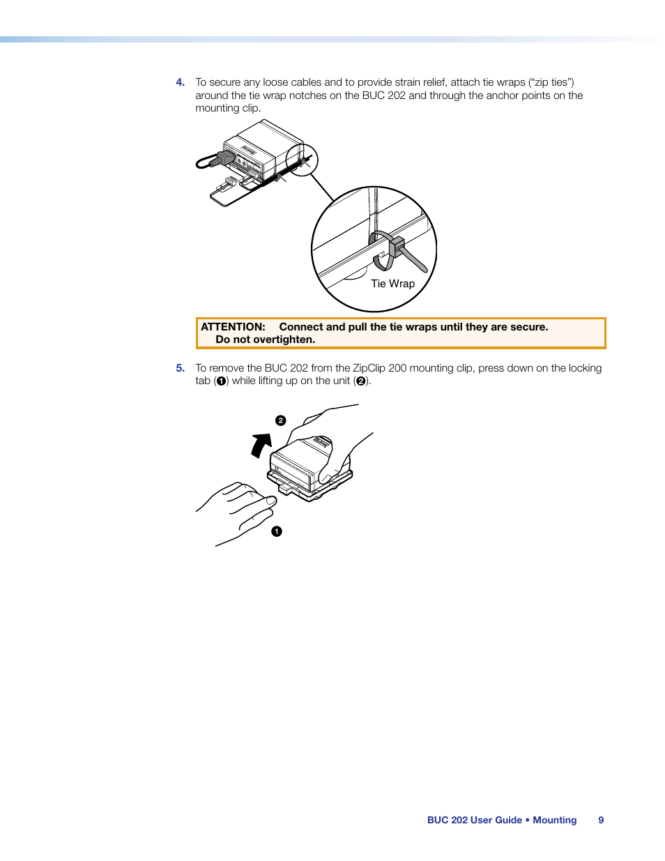 Extron Electronics BUC 202 User Guide User Manual | Page 13 / 15