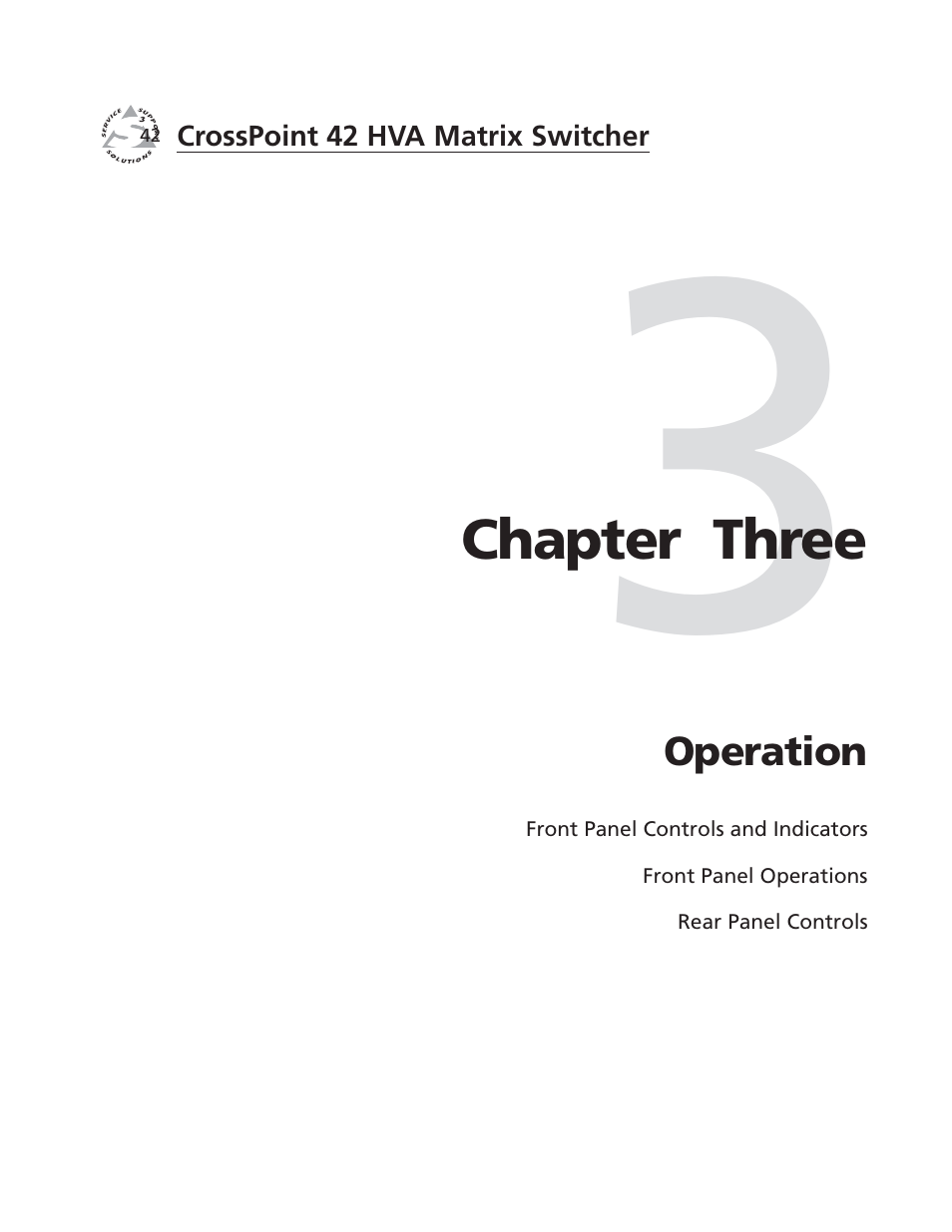 Extron Electronics CrossPoint 42 HVA User Manual | Page 17 / 46