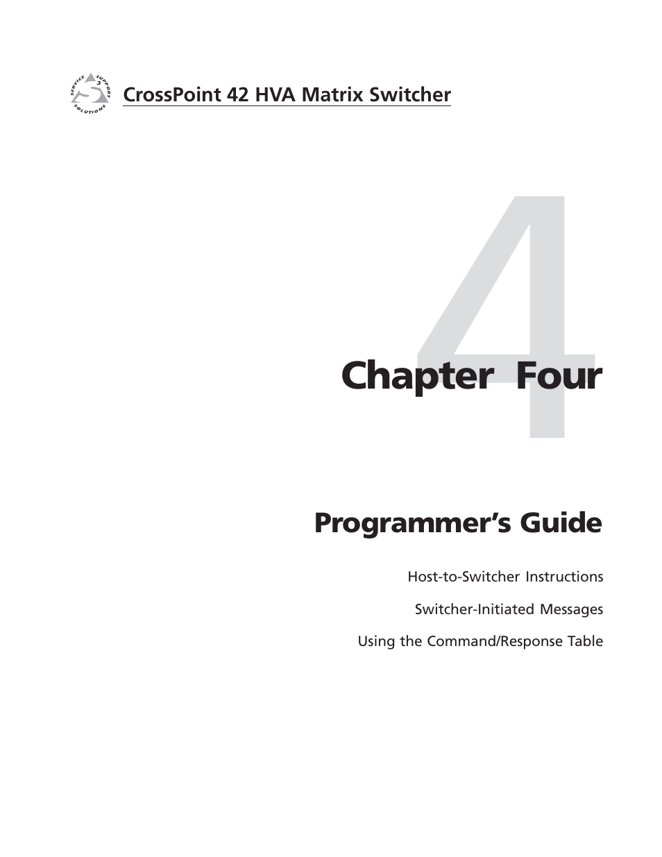 Extron Electronics CrossPoint 42 HVA User Manual | Page 25 / 46