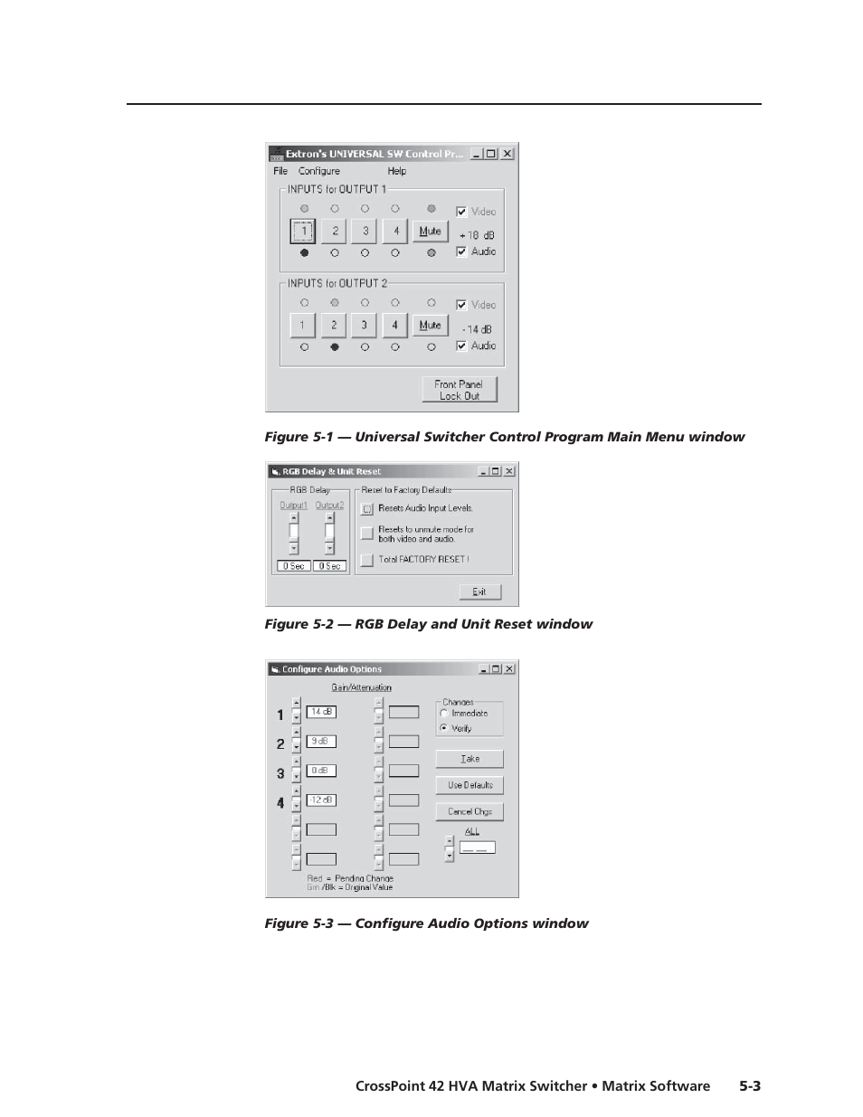 Extron Electronics CrossPoint 42 HVA User Manual | Page 33 / 46