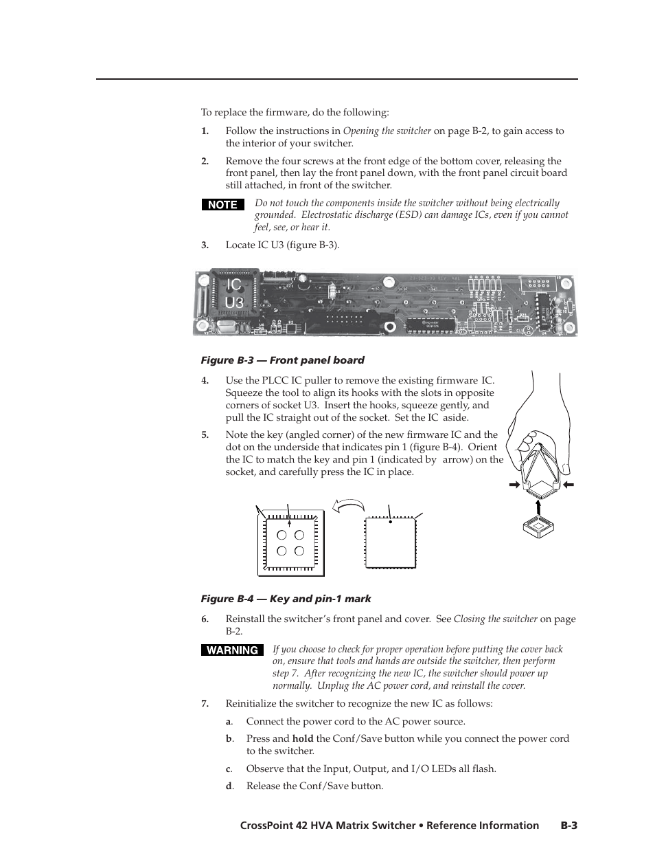 Extron Electronics CrossPoint 42 HVA User Manual | Page 43 / 46