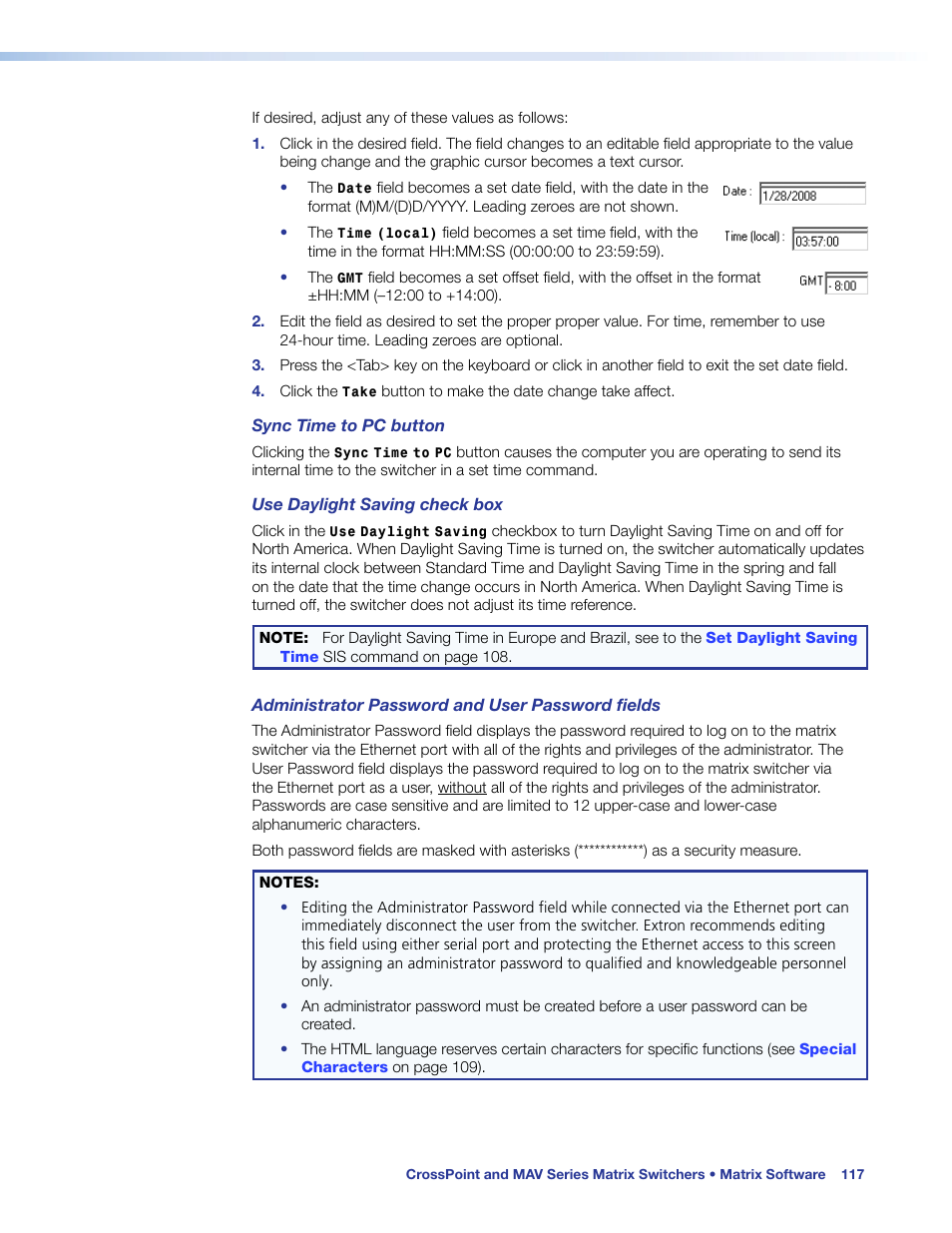 Extron Electronics MAV Plus Series User Guide User Manual | Page 123 / 166