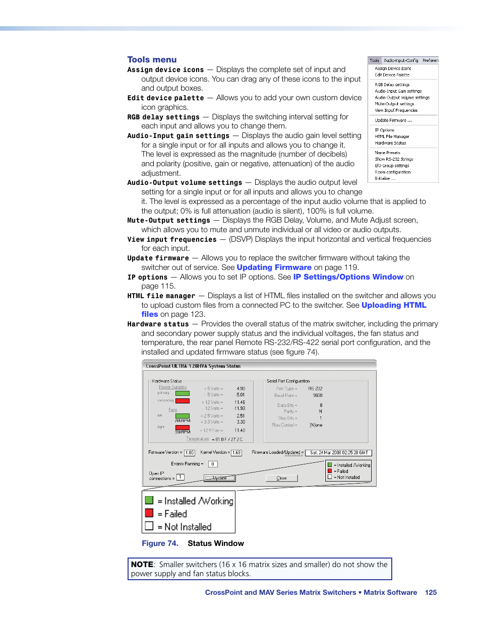 Ogram (see | Extron Electronics MAV Plus Series User Guide User Manual | Page 131 / 166