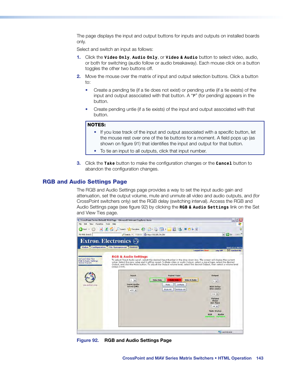 Extron Electronics MAV Plus Series User Guide User Manual | Page 149 / 166