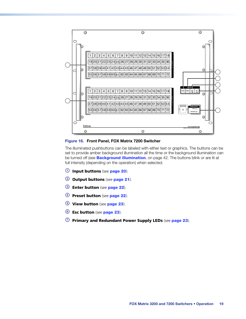 Figure 16 | Extron Electronics FOX Matrix 7200 User Manual | Page 27 / 132
