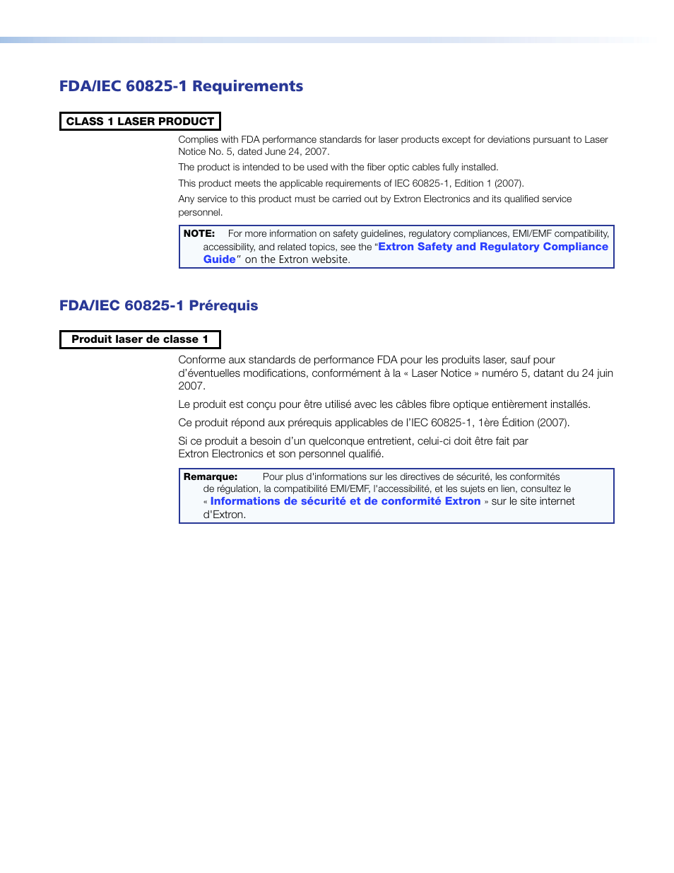 Extron Electronics FOX Matrix 7200 User Manual | Page 4 / 132