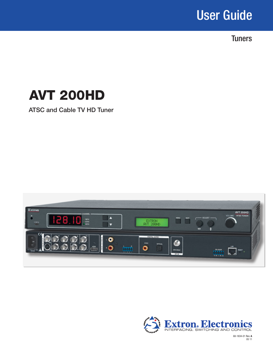 Extron Electronics AVT 200HD User Guide User Manual | 118 pages