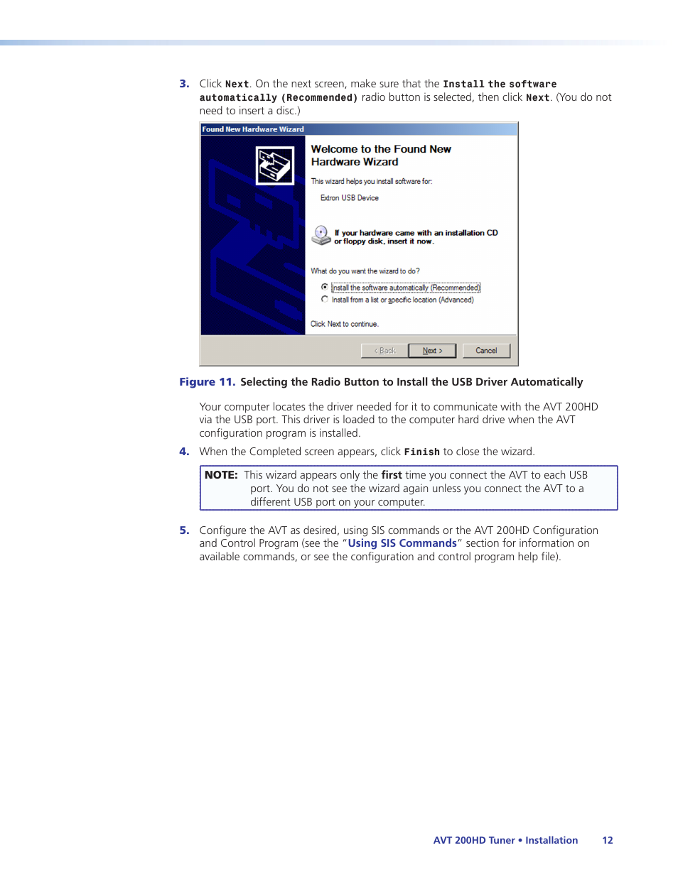 Extron Electronics AVT 200HD User Guide User Manual | Page 18 / 118