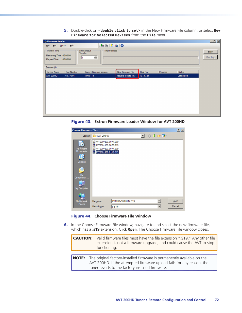 Extron Electronics AVT 200HD User Guide User Manual | Page 78 / 118