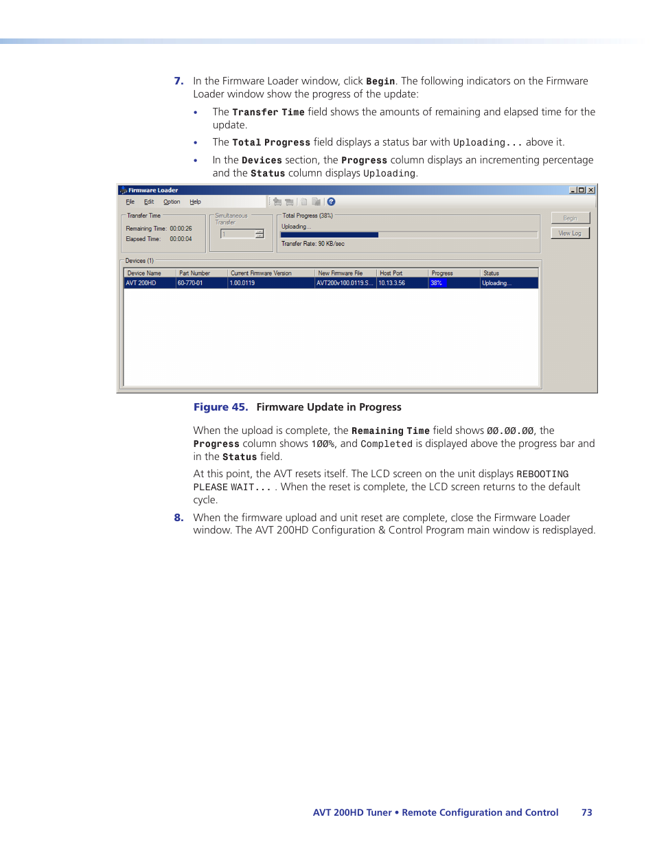 Extron Electronics AVT 200HD User Guide User Manual | Page 79 / 118