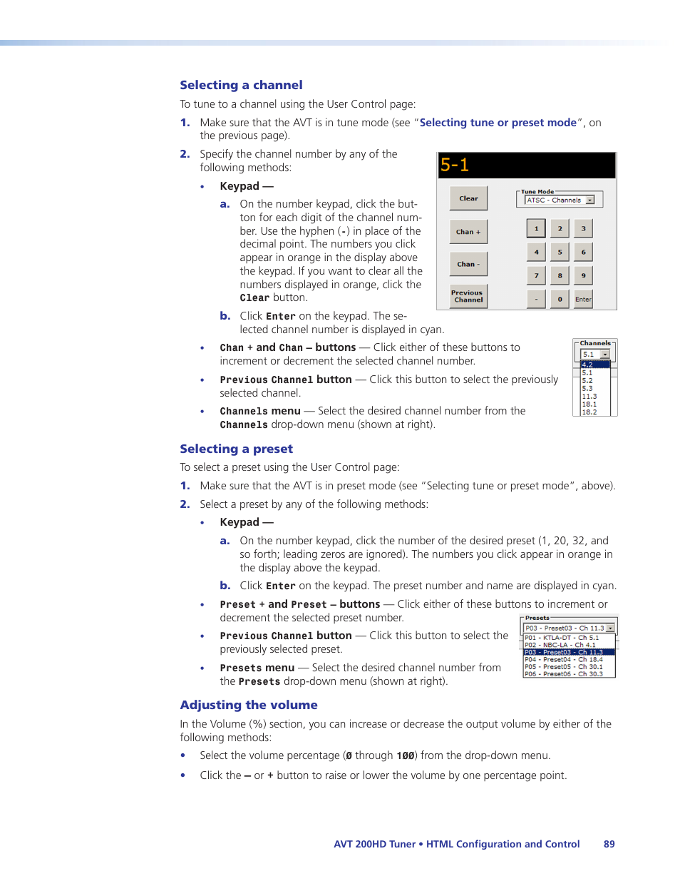 Extron Electronics AVT 200HD User Guide User Manual | Page 95 / 118