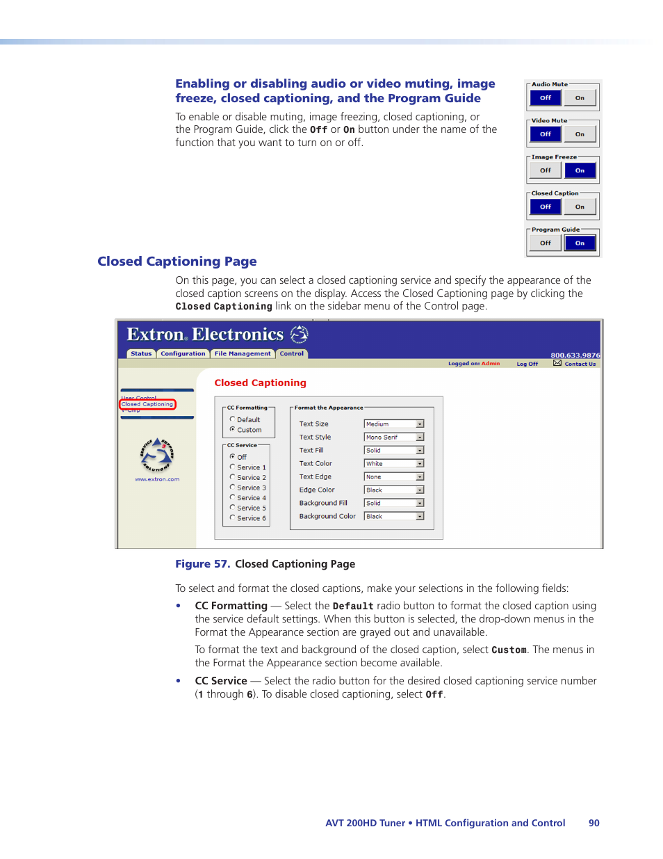Extron Electronics AVT 200HD User Guide User Manual | Page 96 / 118