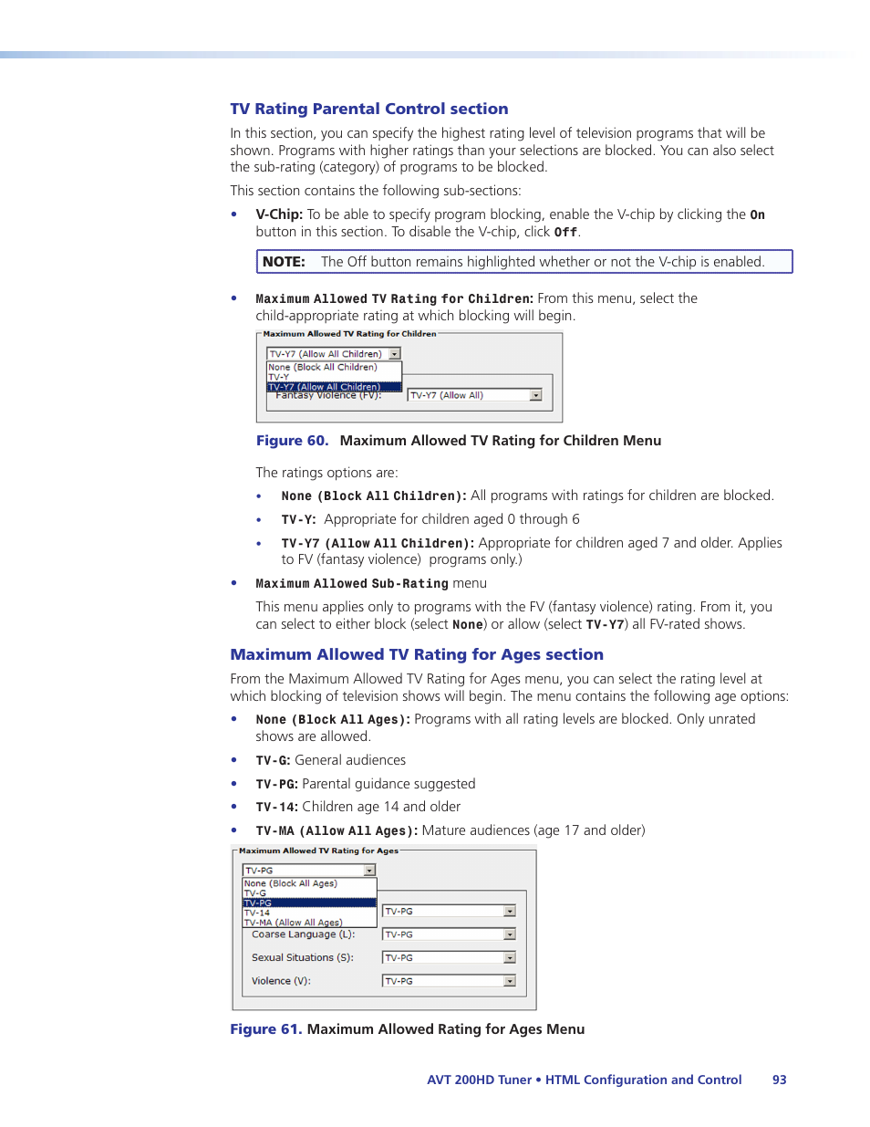 Extron Electronics AVT 200HD User Guide User Manual | Page 99 / 118