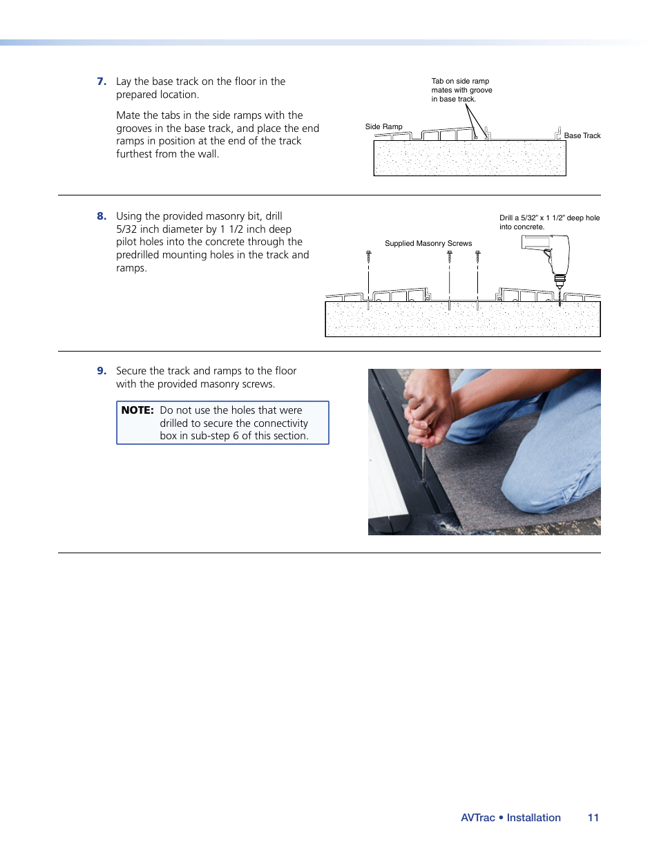 Extron Electronics AVTrac (482) User Guide User Manual | Page 17 / 28